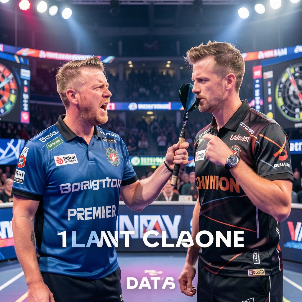 Van Gerwen mist vier matchpijlen en verliest finale