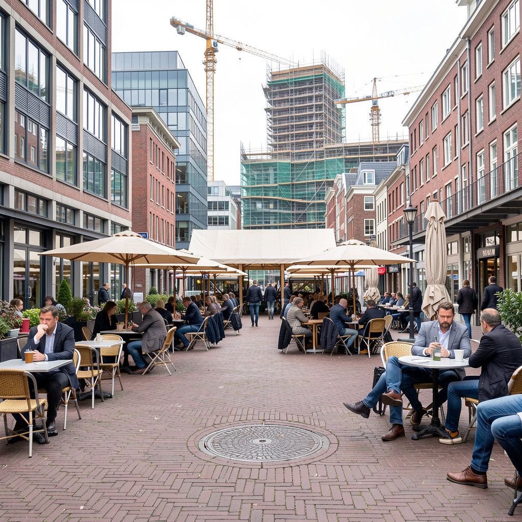 Eindhoven houdt terrassen Markt kleiner dan gepland