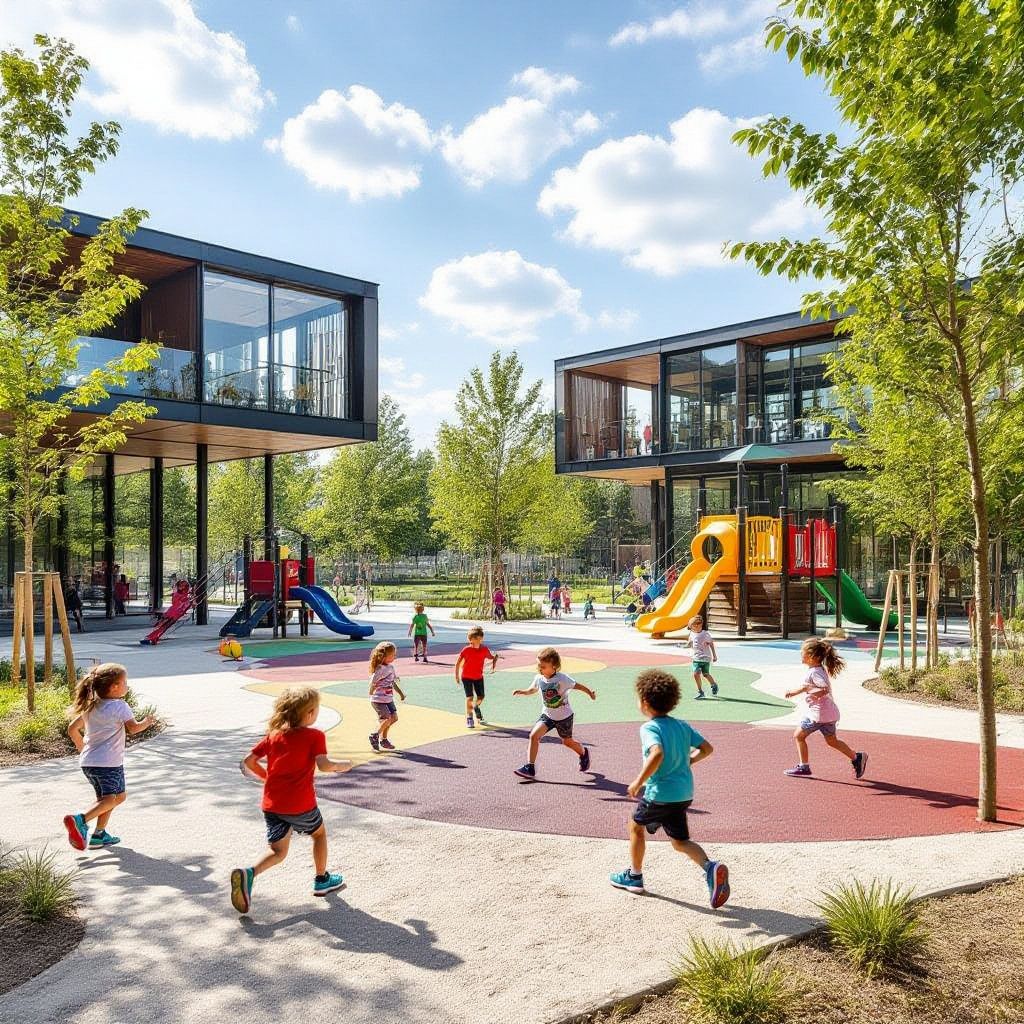 Kinderen sporten deze donderdag tijdens Eindhoven Outdoor in Speelpark De Splinter