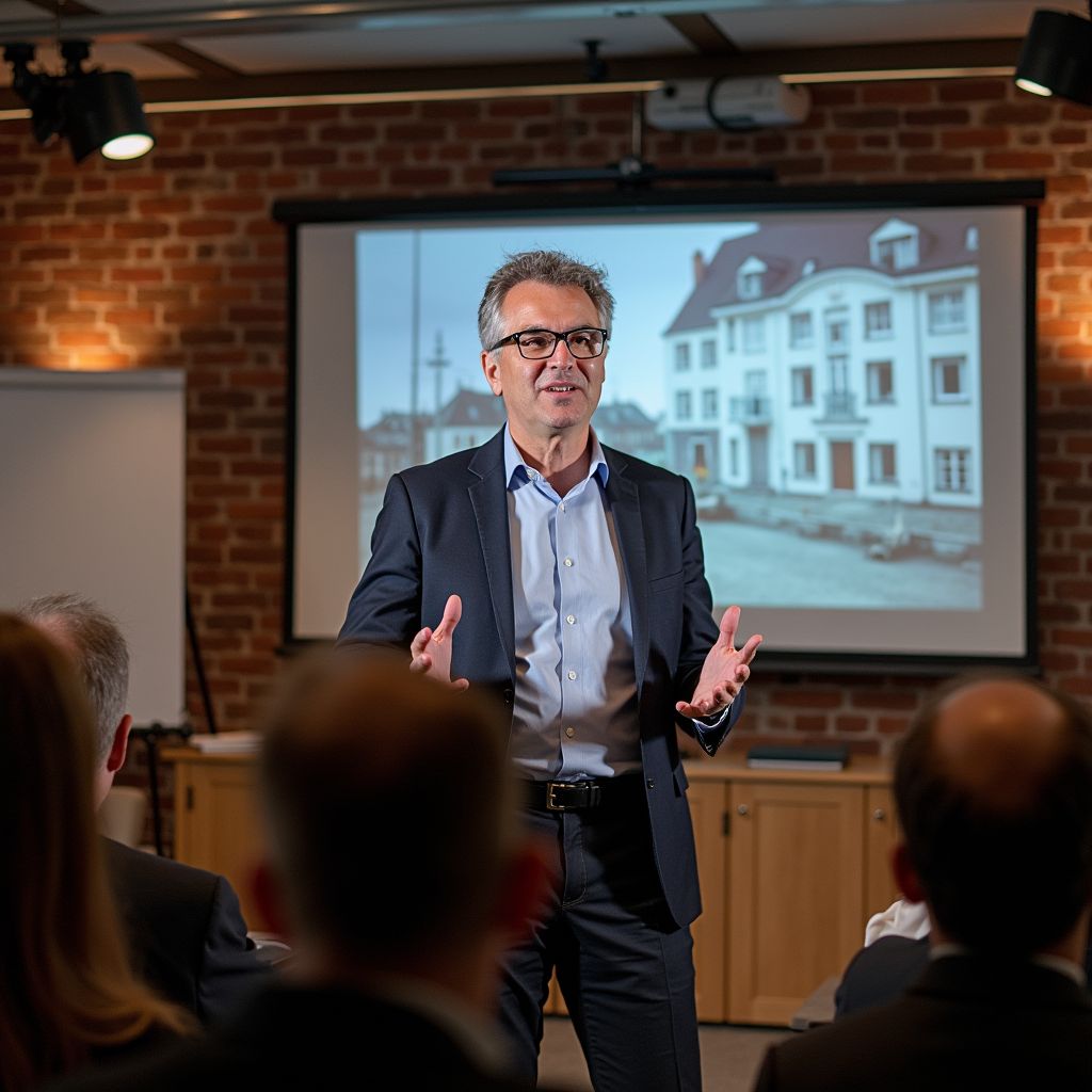 Burgemeester Jack Mikkers geeft interactieve politiekles in Heeze