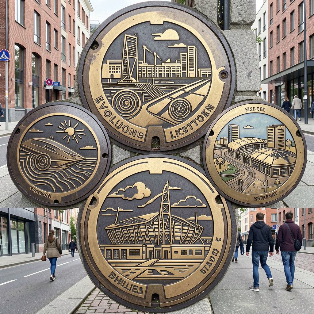 Eindhoven krijgt kunstzinnige putdeksels vol wederopbouwgeschiedenis