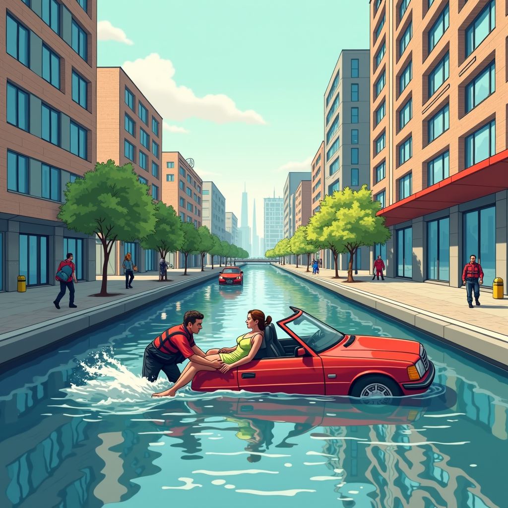 Asielzoeker redt vrouw uit zinkende auto in ijskoud Eindhoven kanaal