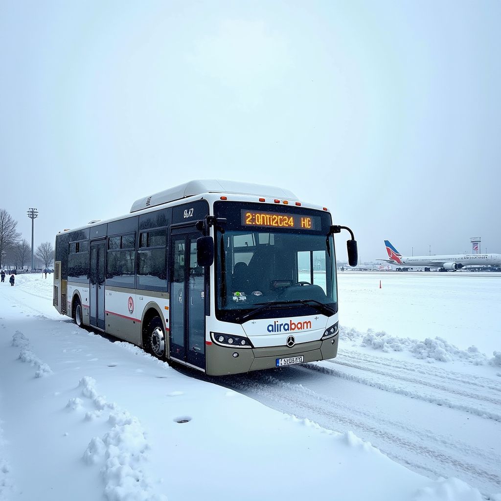 Arriva stopt alle bussen door sneeuwval in Brabant