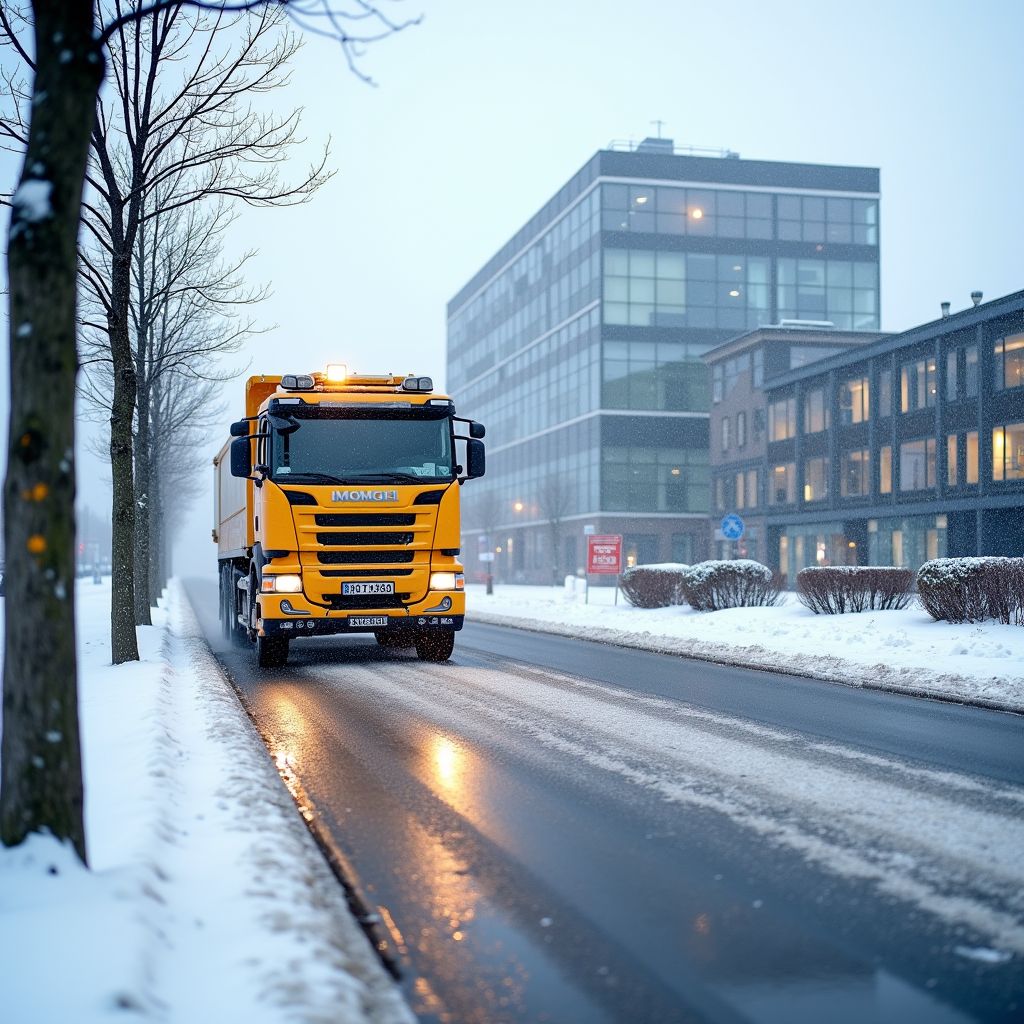 Veldhoven heeft genoeg strooizout voor komende vrieskou