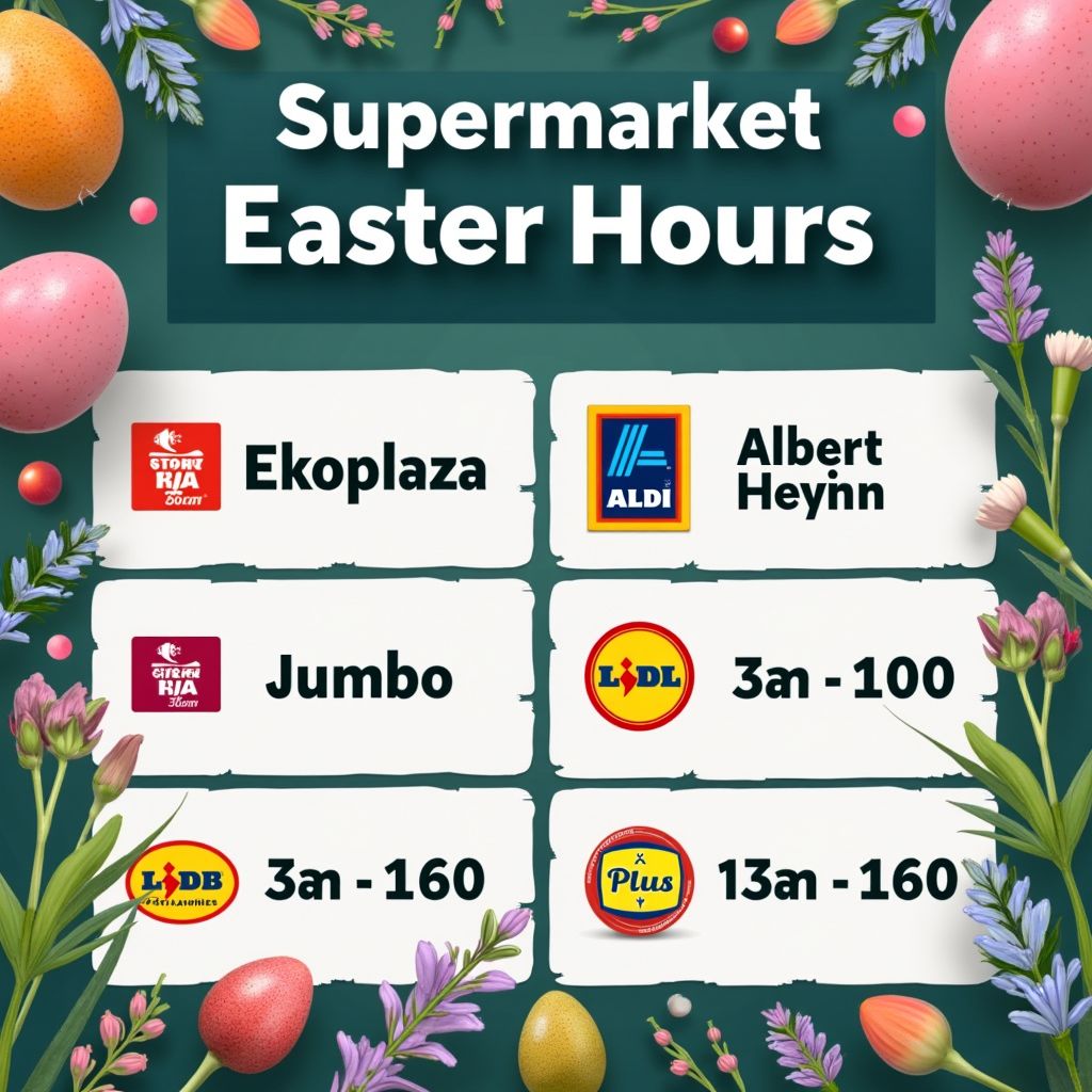 Supermarkten Eindhoven hebben aangepaste tijden tijdens Pasen