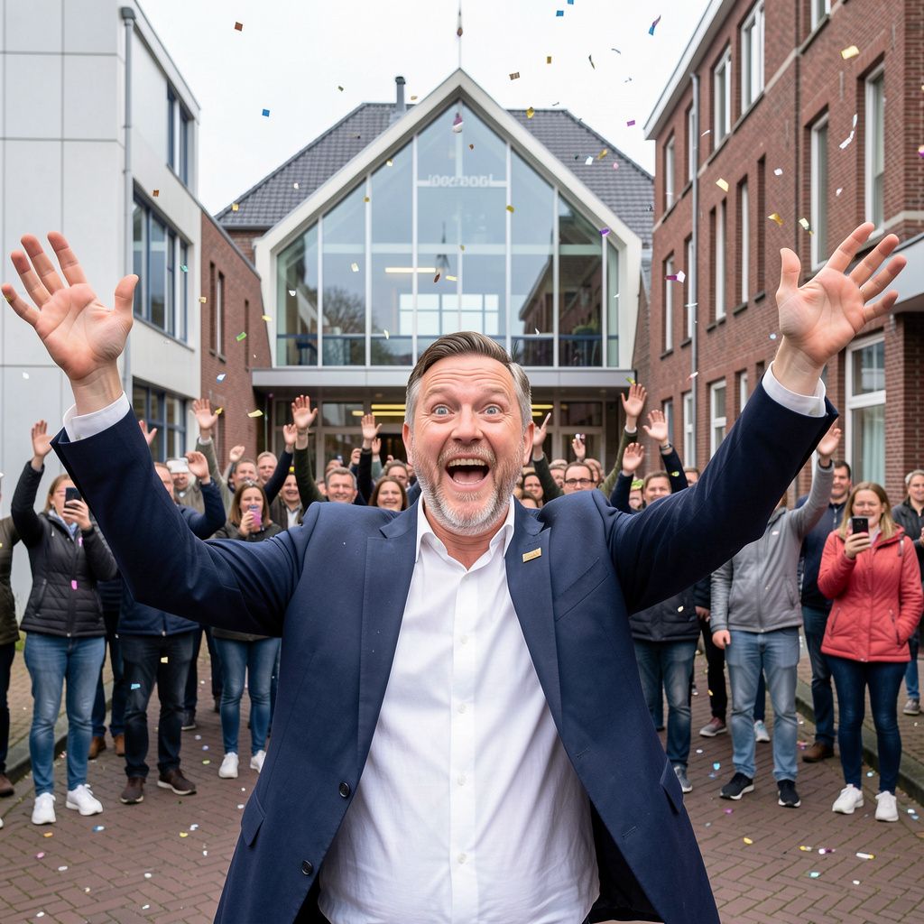 John Geven wint verrassend verkiezingen in Nuenen
