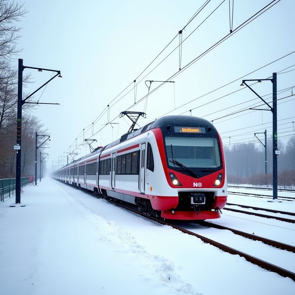NS-treinen rijden weer na dubbele storing door winterweer