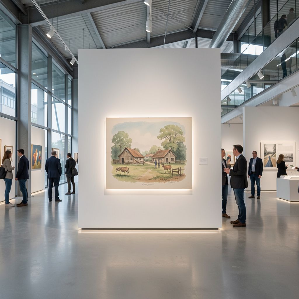 Van Gogh Village Museum toont werk van Eindhovense leerling