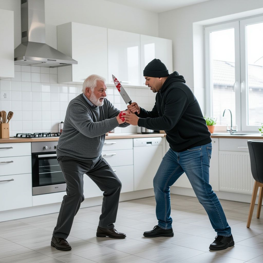 Buurman beet vinger af tijdens bloederige overval