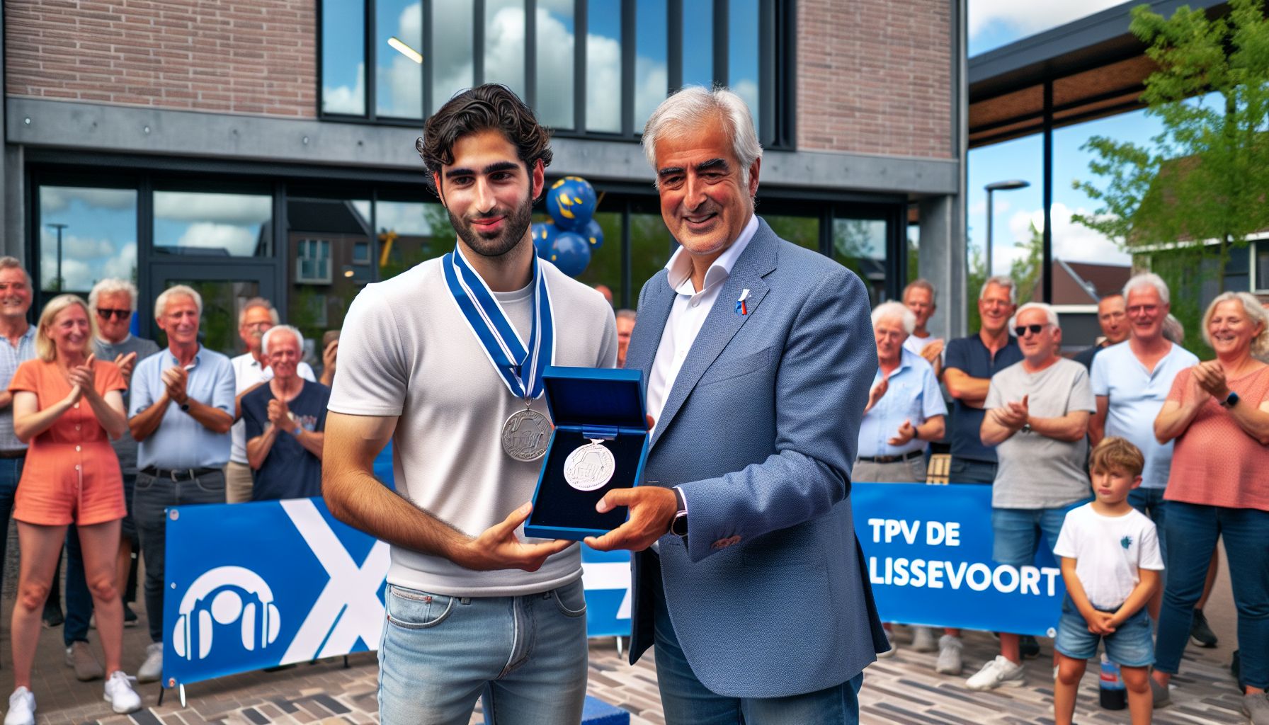 Tennisvereniging TPV De Lissevoort krijgt zilveren erepenning