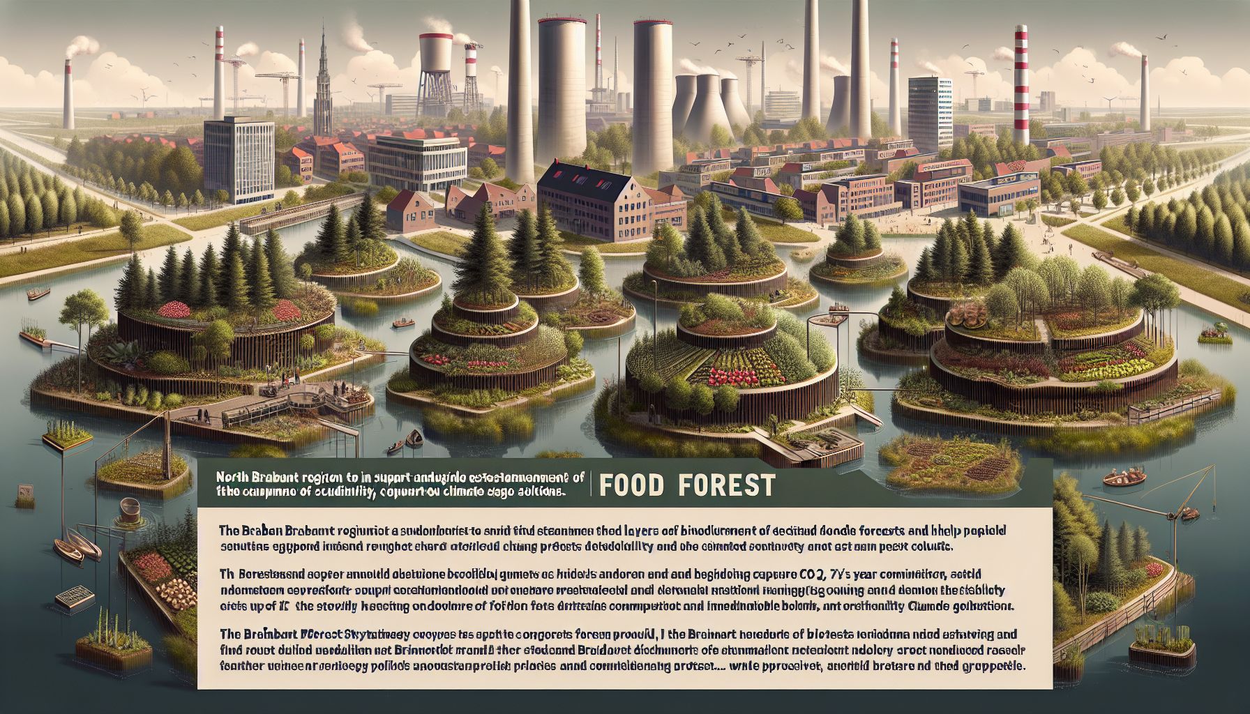 Noord-Brabant opent subsidieaanvragen voor voedselbossen in augustus