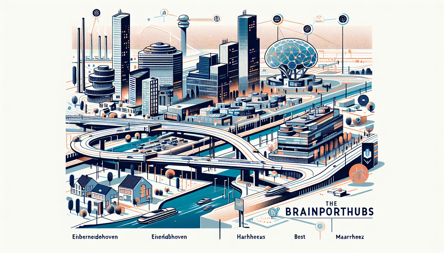 Eindhoven werkt aan nieuwe verkeershubs langs de A2