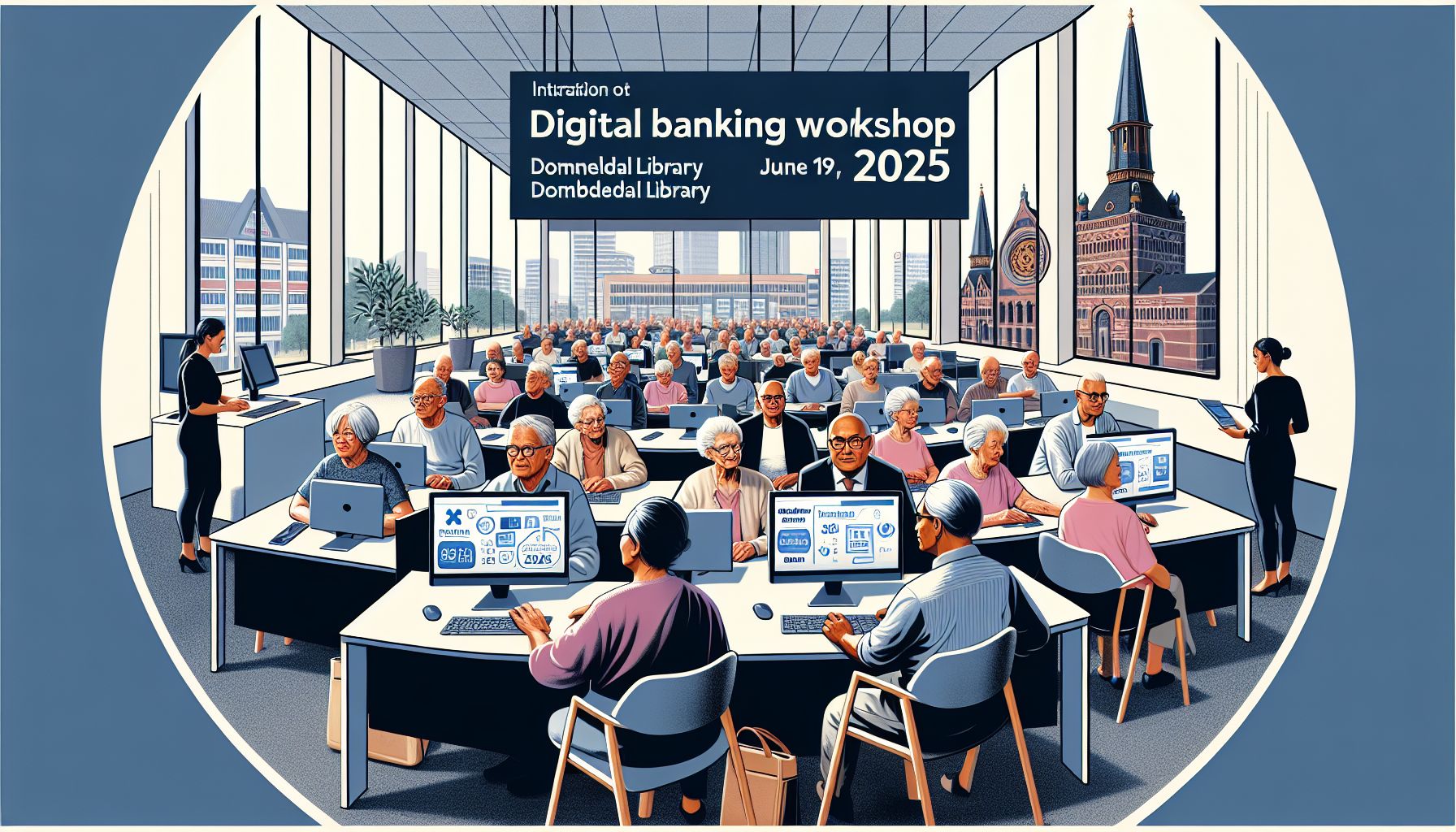 Bibliotheek Dommeldal organiseert workshop digitale bankzaken voor ouderen