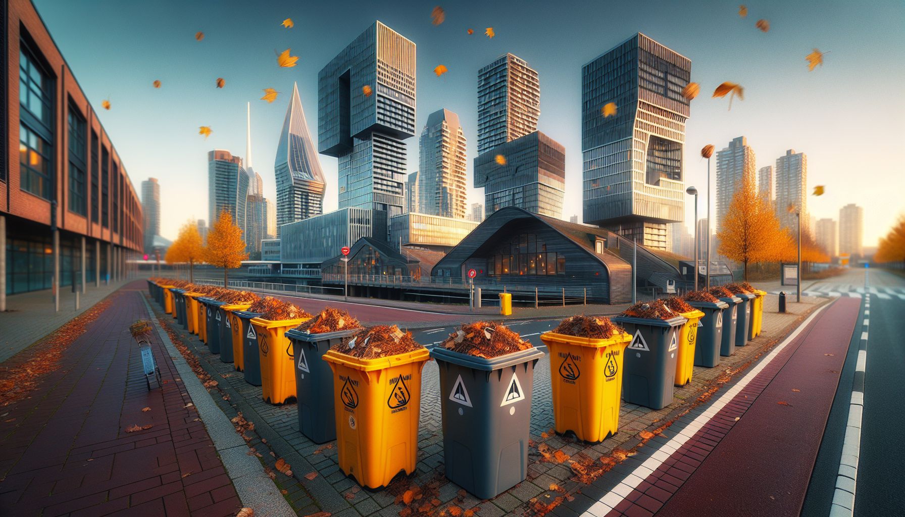 Bladkorven geïnstalleerd: Inwoners Geldrop-Mierlo kunnen bladafval deponeren