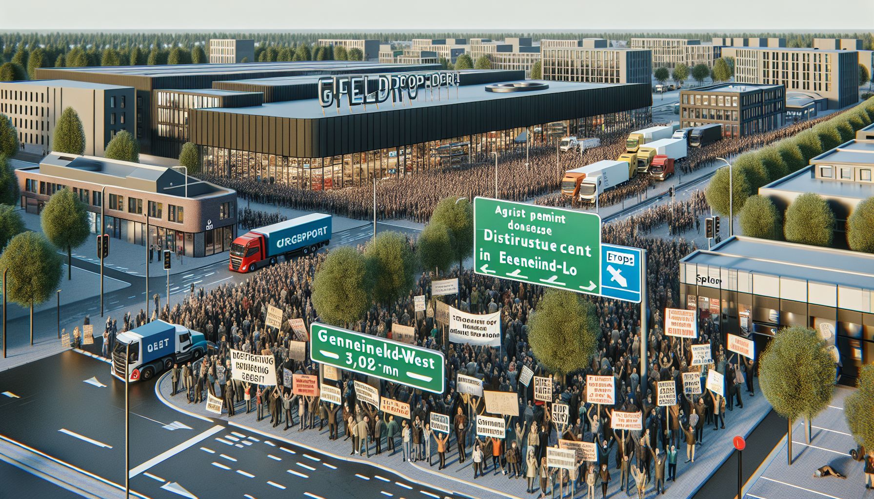 Geldrop-Mierlo protesteert tegen Nuenens bouwplannen in Eeneind-West