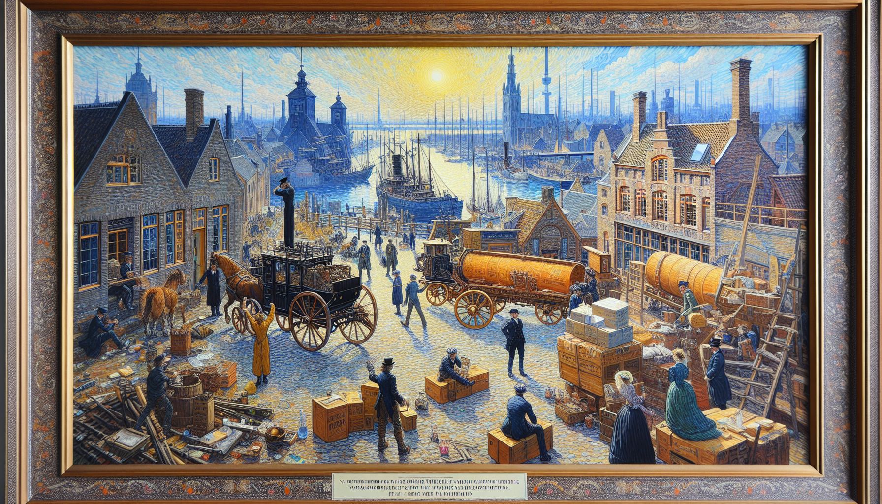 Bijzondere Aquarel Geschonken aan Van Gogh Village Museum