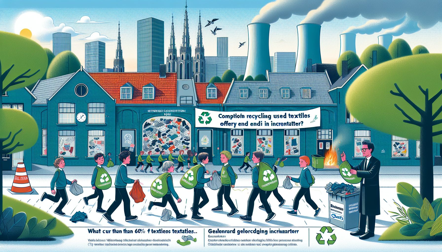 Scholen Strijden Tegen Textielafval in Innovatieve Wedstrijd