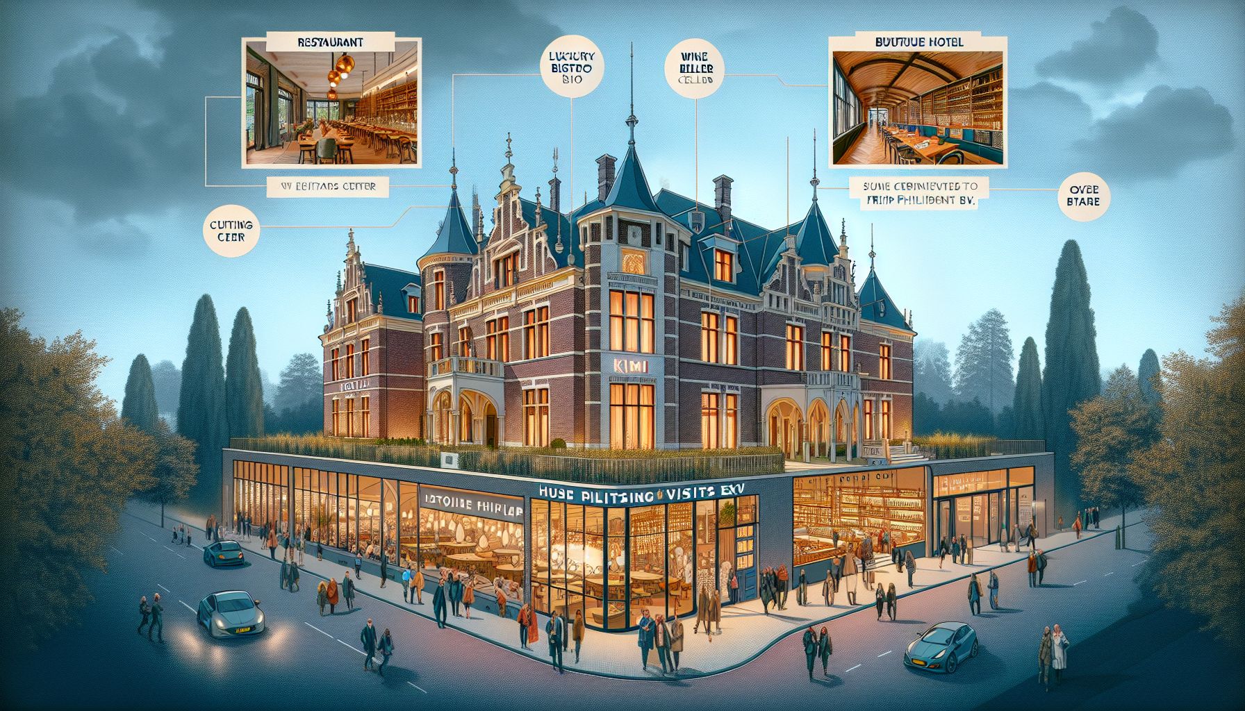 Landgoed De Wielewaal krijgt luxe restaurant en hotel