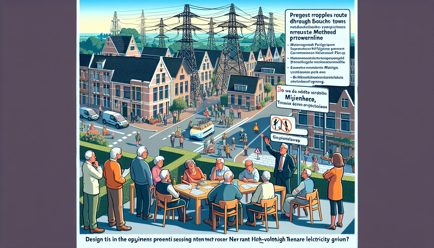Bewoners Geldrop-Mierlo bezorgd over hoogspanningsleidingen