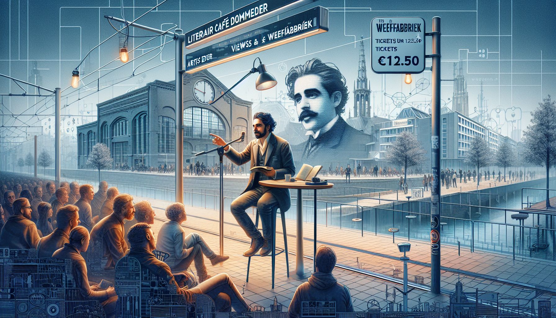 Joost de Vries inspireert in Literair Café Dommeldal