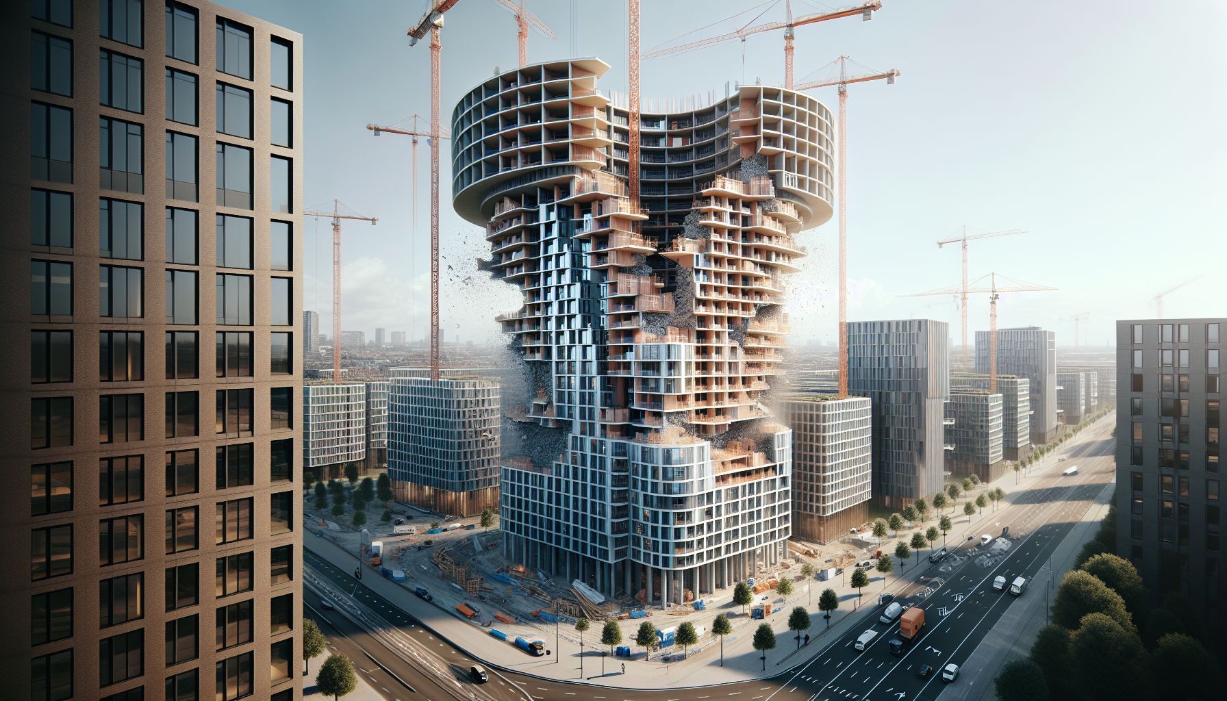 Bouwfout vertraagt Eindhovense woontoren met zes maanden