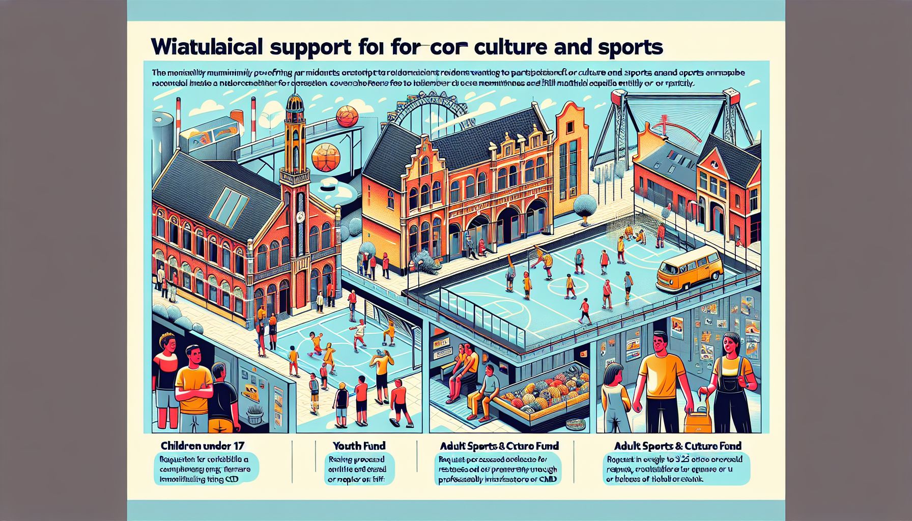 Financiële steun voor cultuur en sport in Waalre