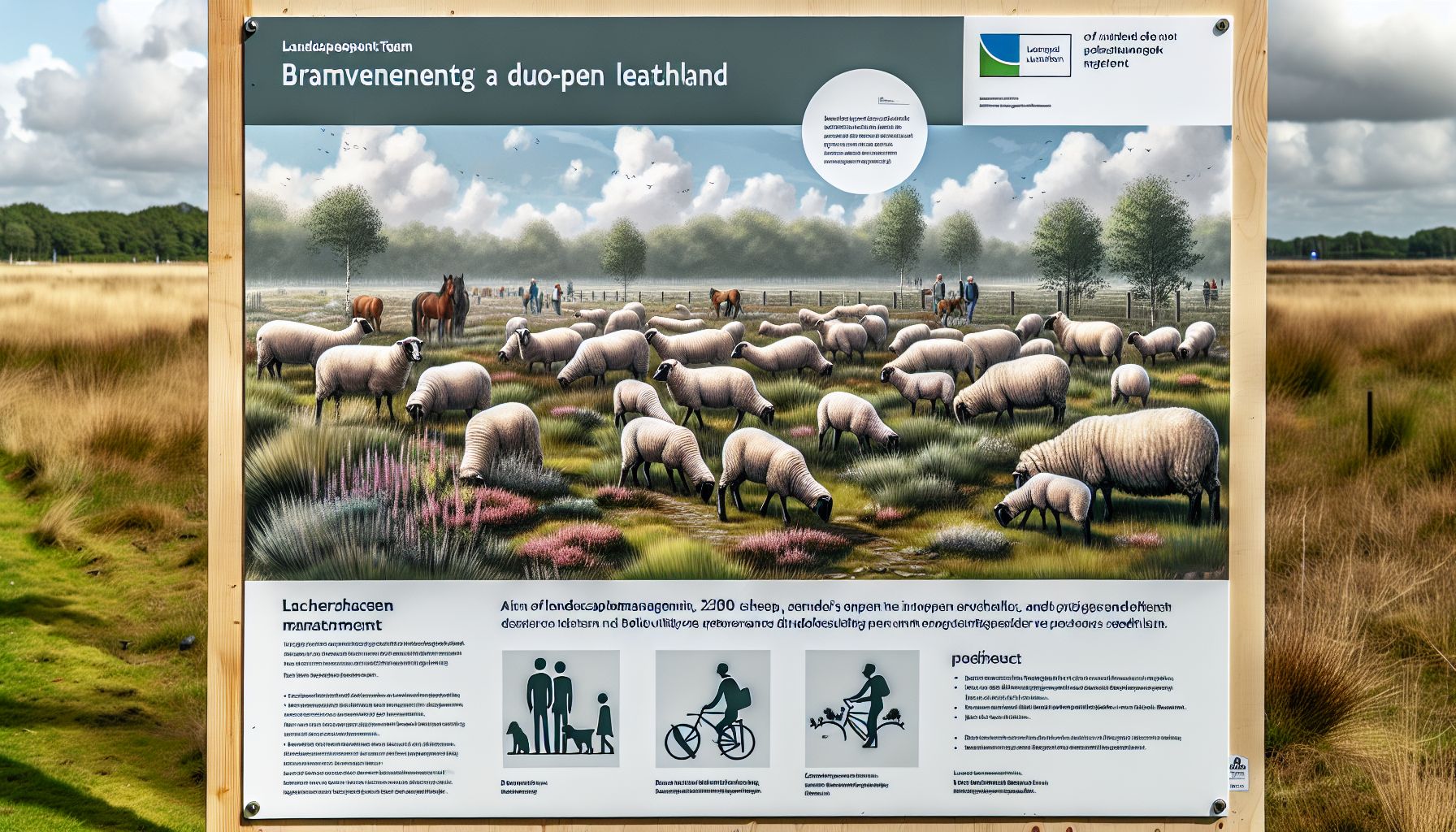 Schapen beschermen biodiversiteit in Langvennen Best