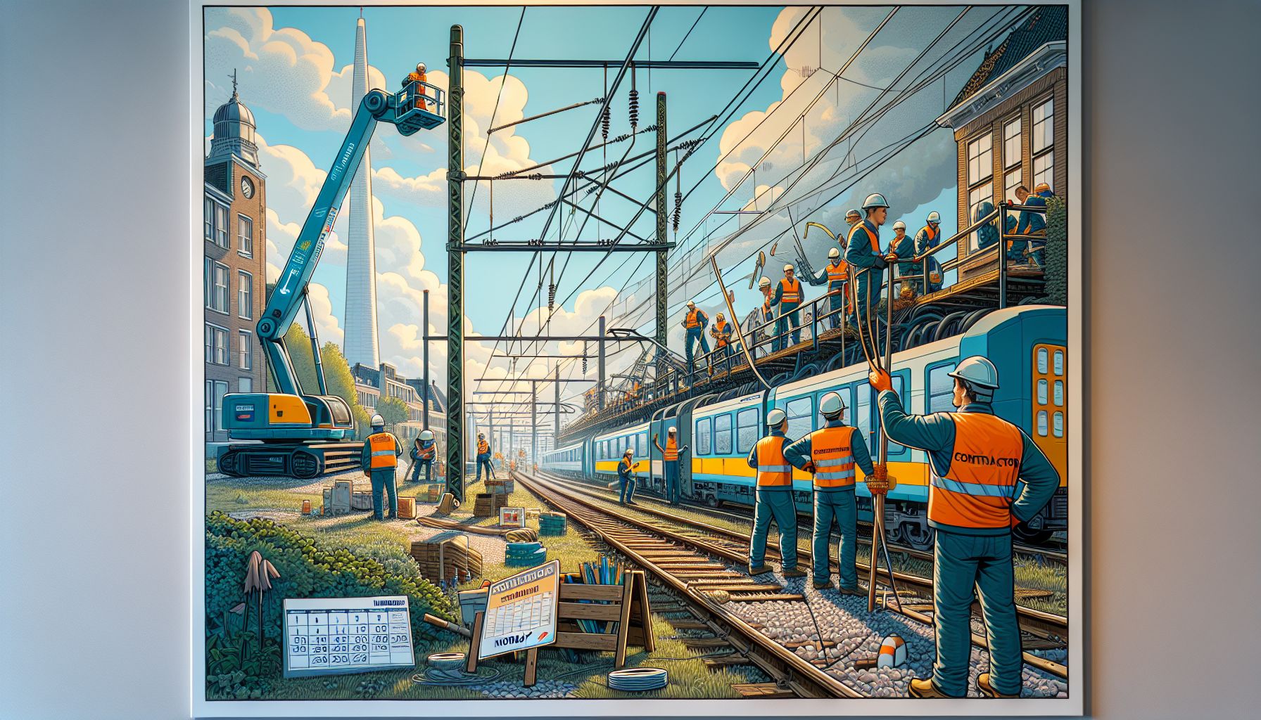 Enexis verbetert elektriciteitsnet met nieuwe kabels in Waalre