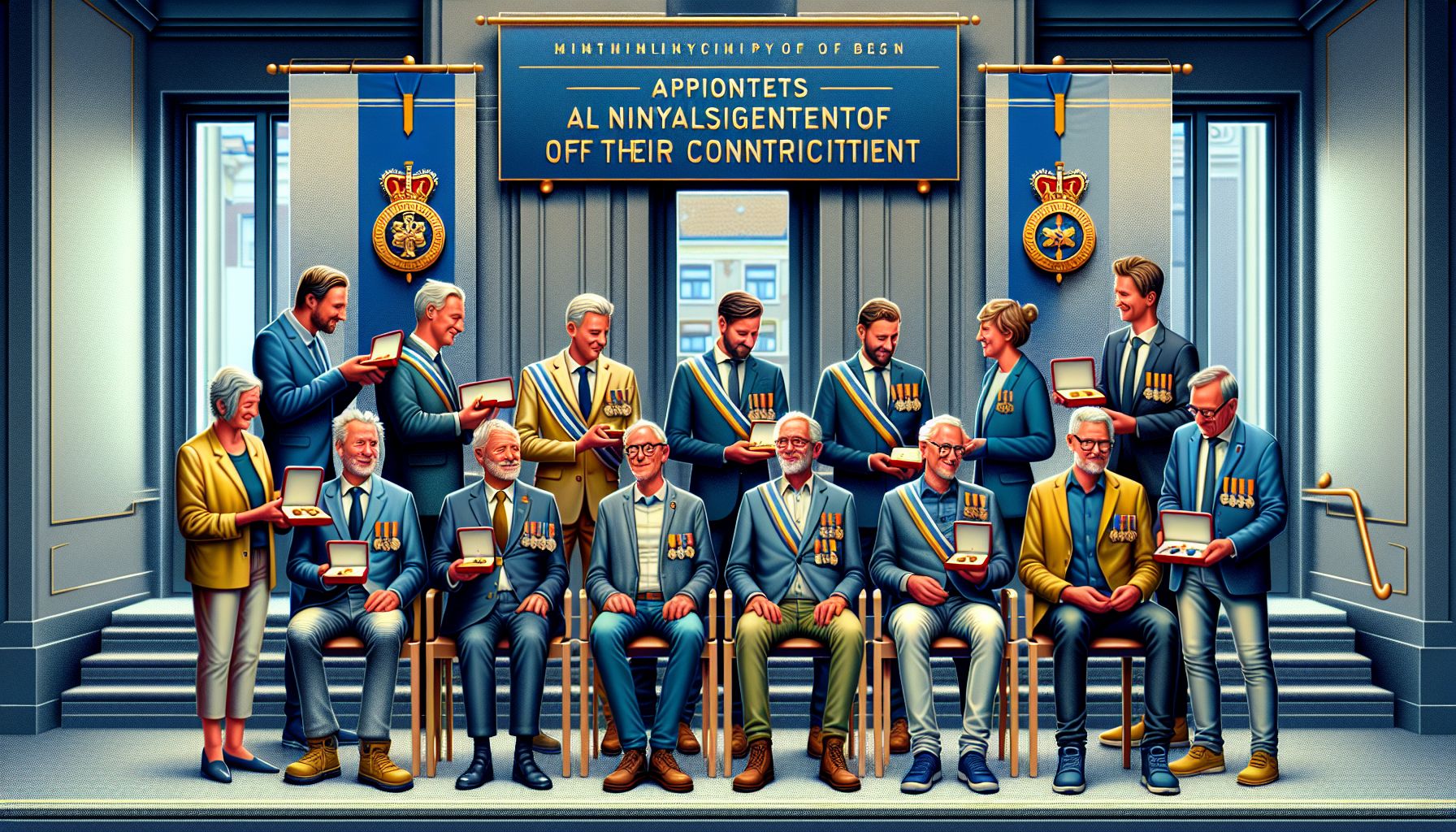 Acht Bestenaren ontvangen koninklijke lintjes voor hun inzet