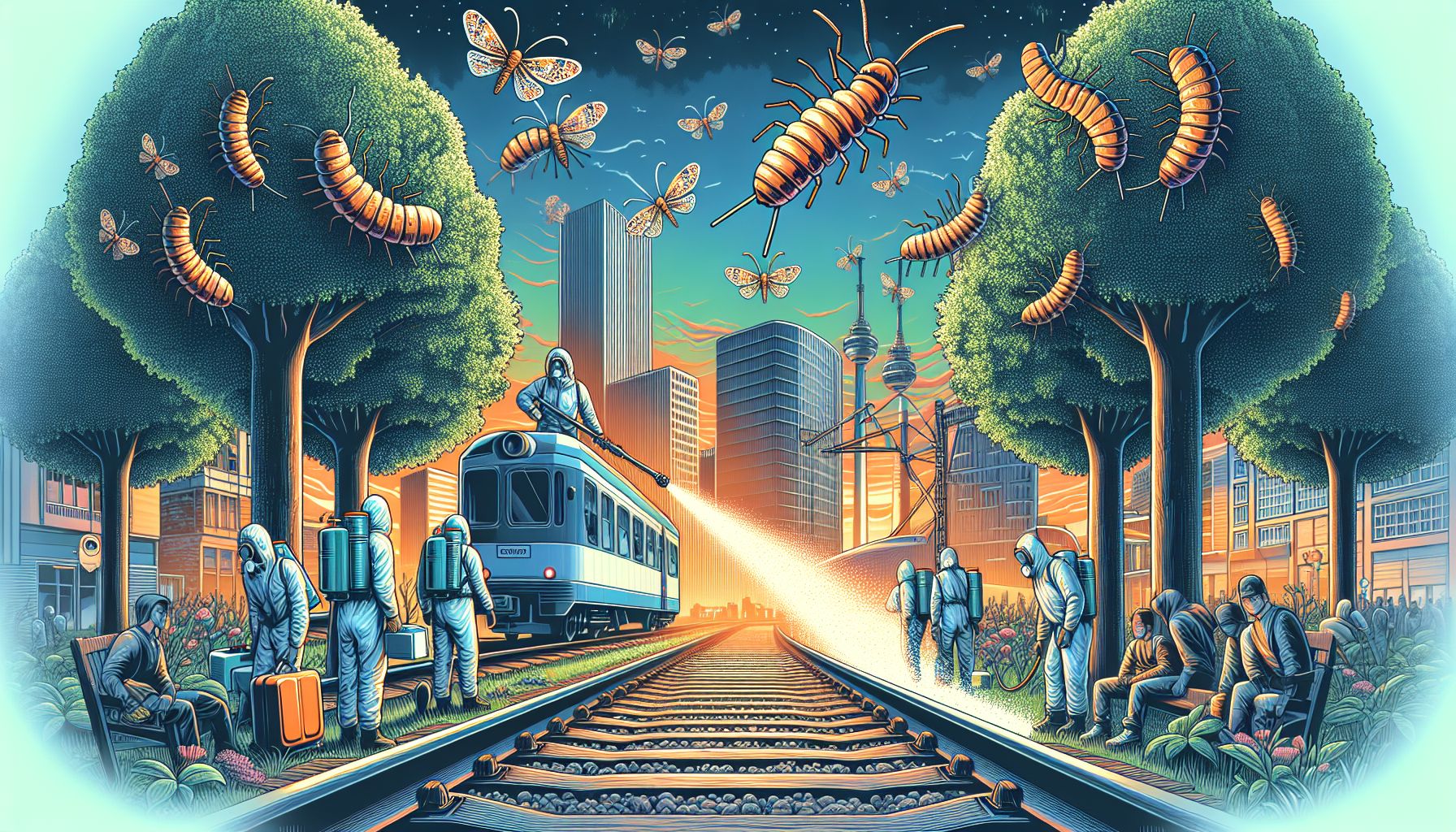 Best begint preventieve strijd tegen eikenprocessierups met bacteriën