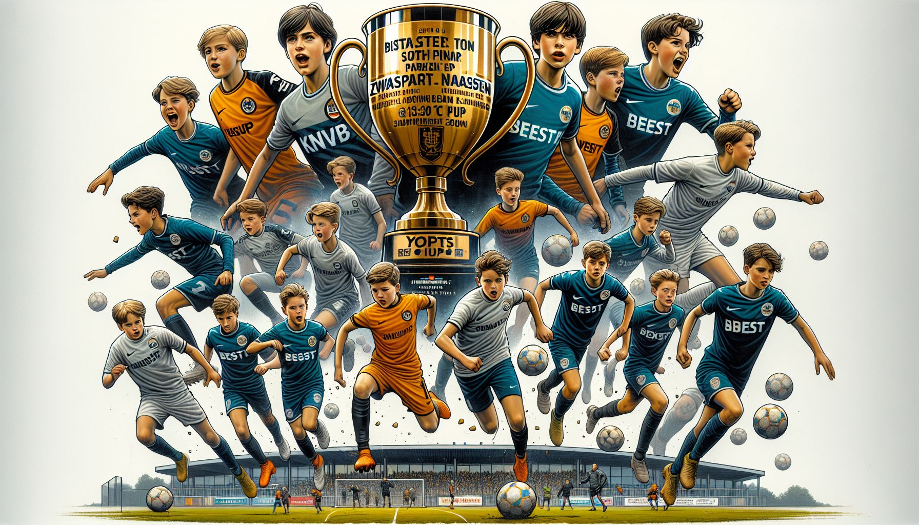 Grote finale Zwaluwen Jeugdbeker op Sportpark Naastenbest