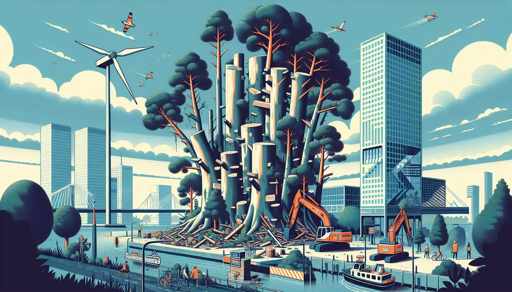 300 Bomen Worden Gekapt In Eindhovens Philips de Jonghpark