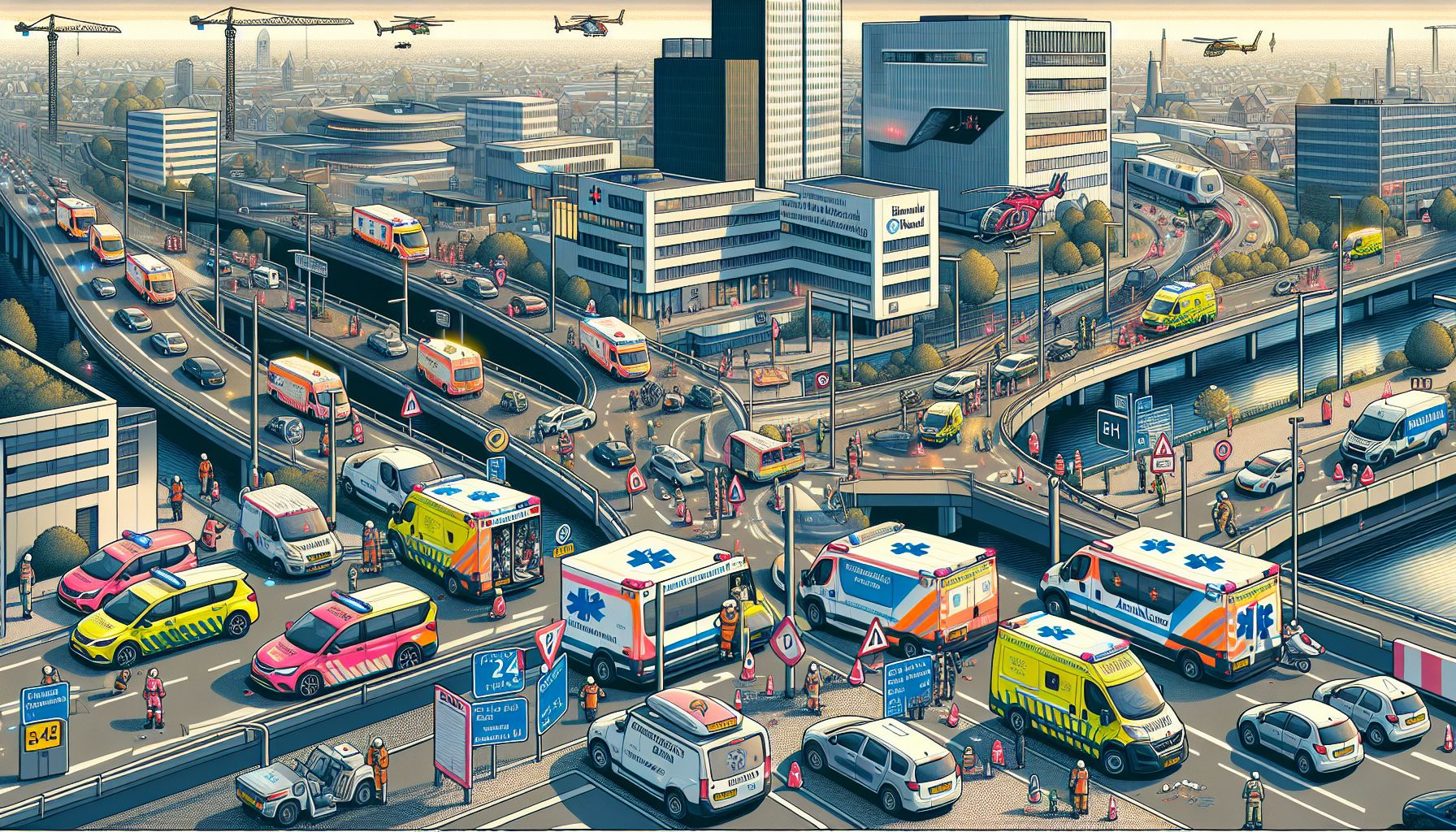 Meerdere Ambulanceoproepen Veroorzaken Drukte in Eindhoven