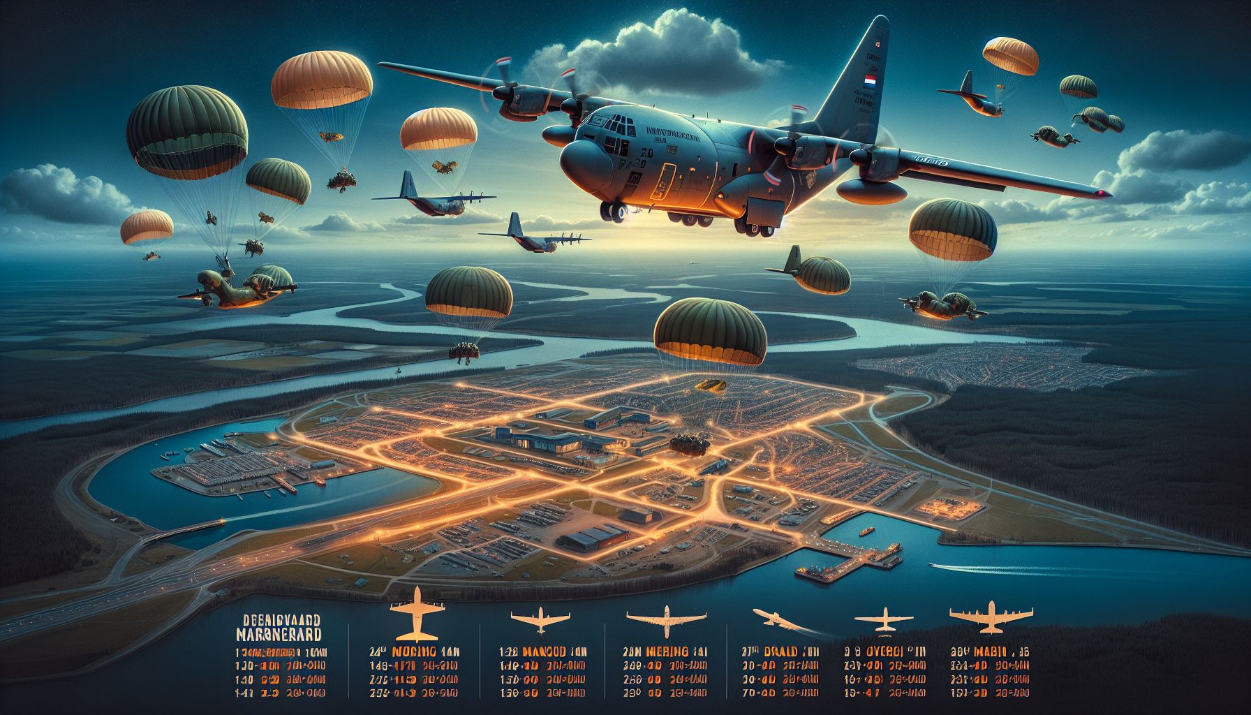 Militaire Oefening Orange Bull Start Op Vliegbasis Eindhoven