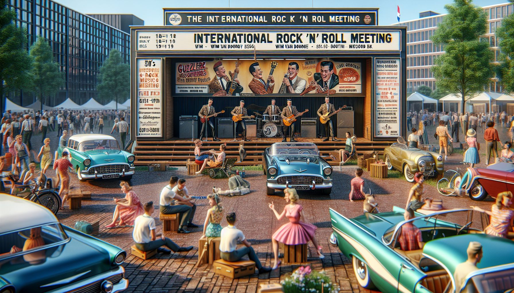 Rock 'n Roll Meeting brengt levendige muziek naar Eindhoven