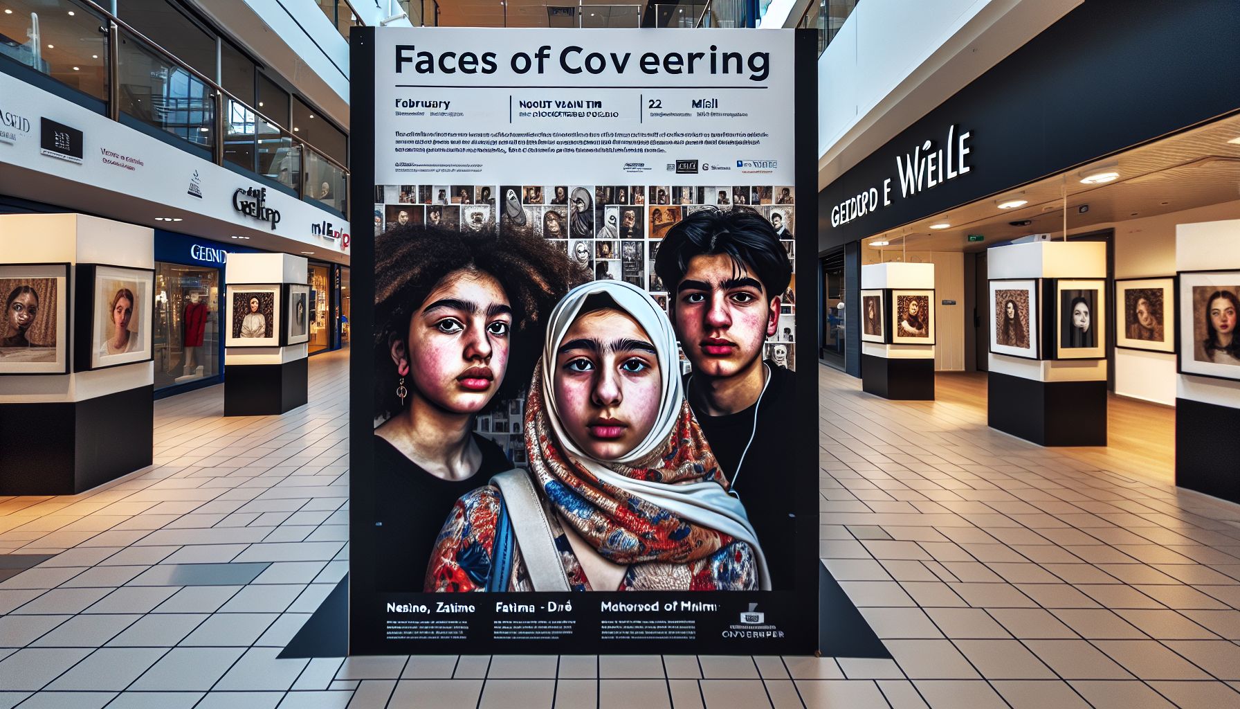 Jonge Fotografen Tonen Unieke Portretten in Winkelcentrum Geldrop-Mierlo