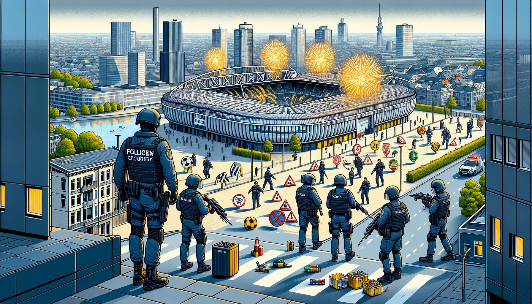 Eindhoven scherpt veiligheid aan voor PSV-Juventus wedstrijd