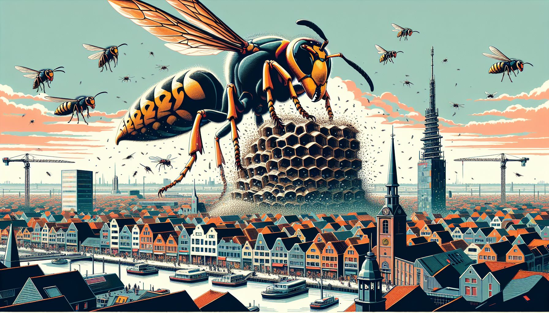 Aziatische hoornaarnesten bedreigen inwoners van Geldrop-Mierlo