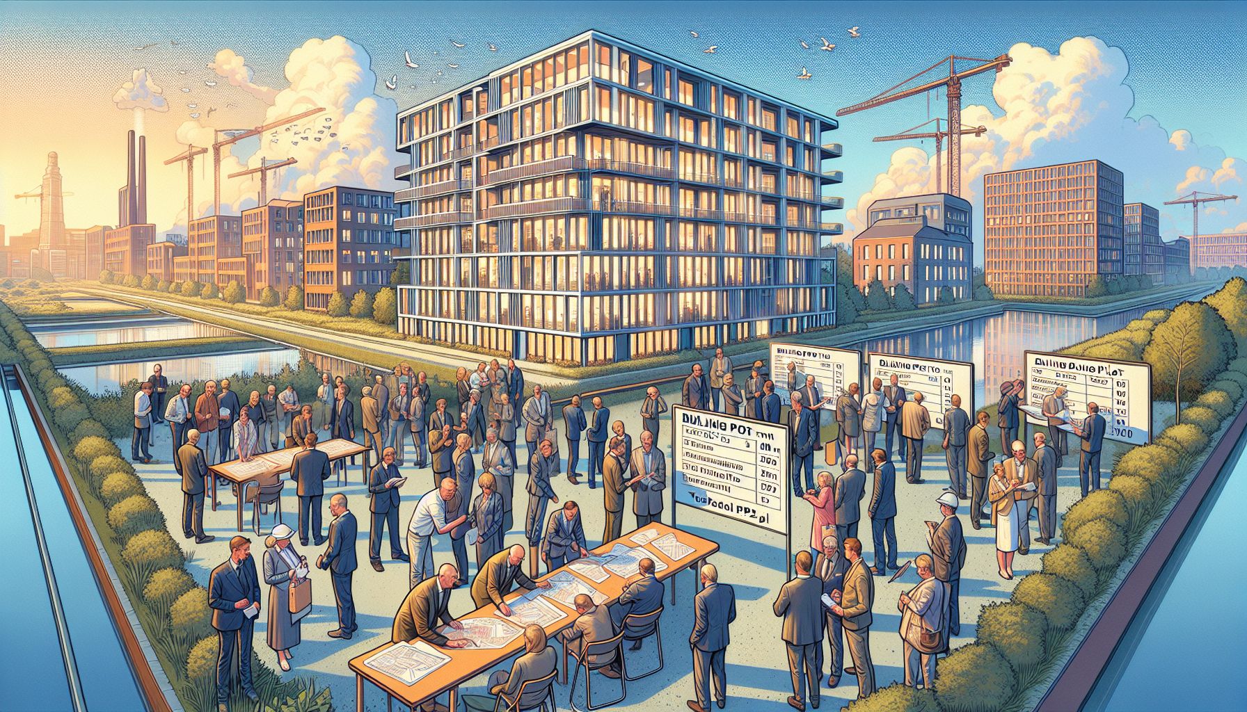 Verkoop van bouwkavels in Luchen start deze maand