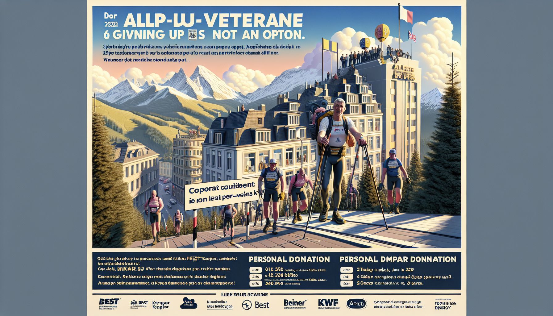 Team AlpDu-Veteranen Best zoekt sponsors voor Alpe d'HuZes