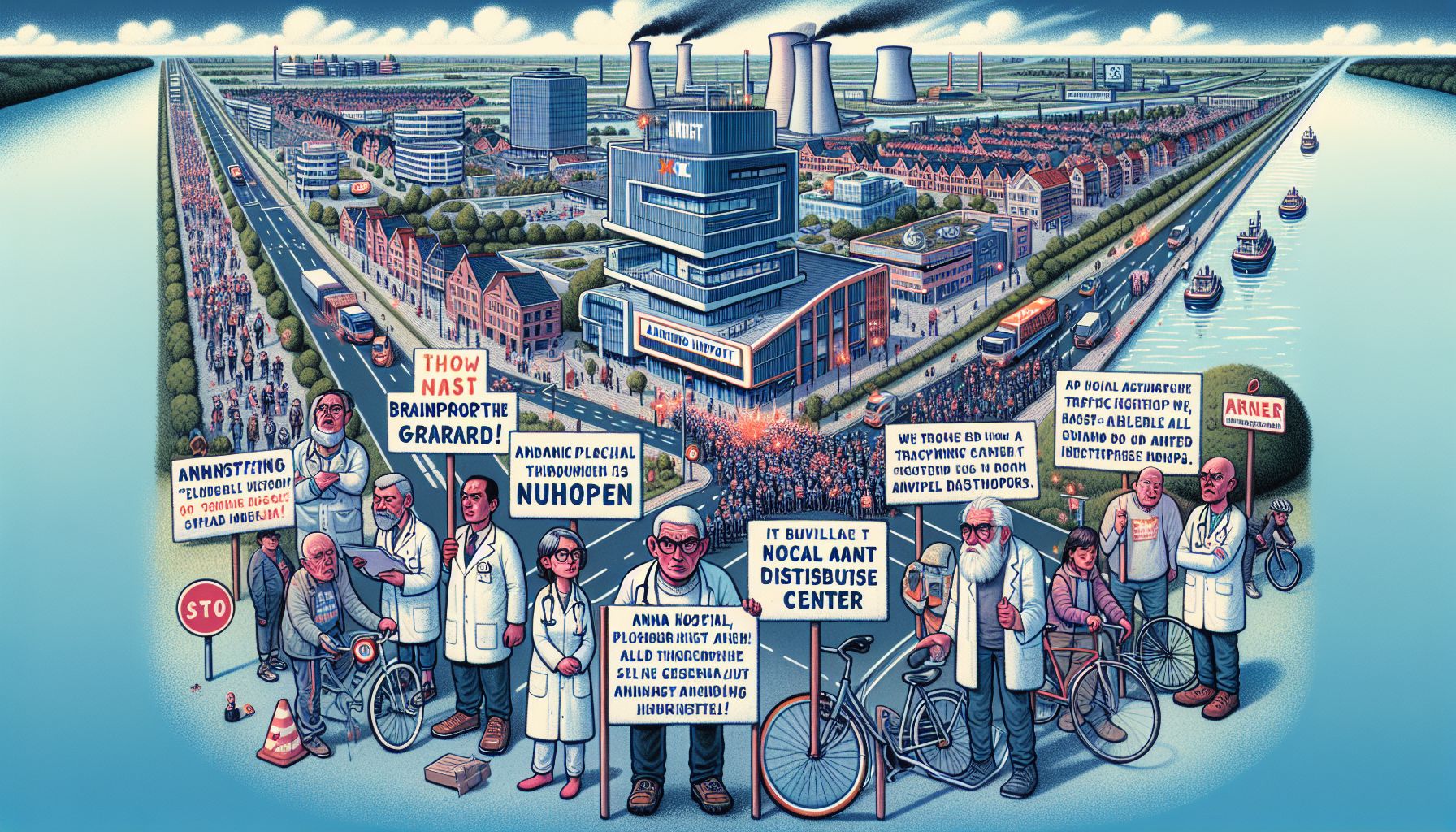 Geldrop Verzet Zich Tegen Distributiecentrum; Protest Vandaag