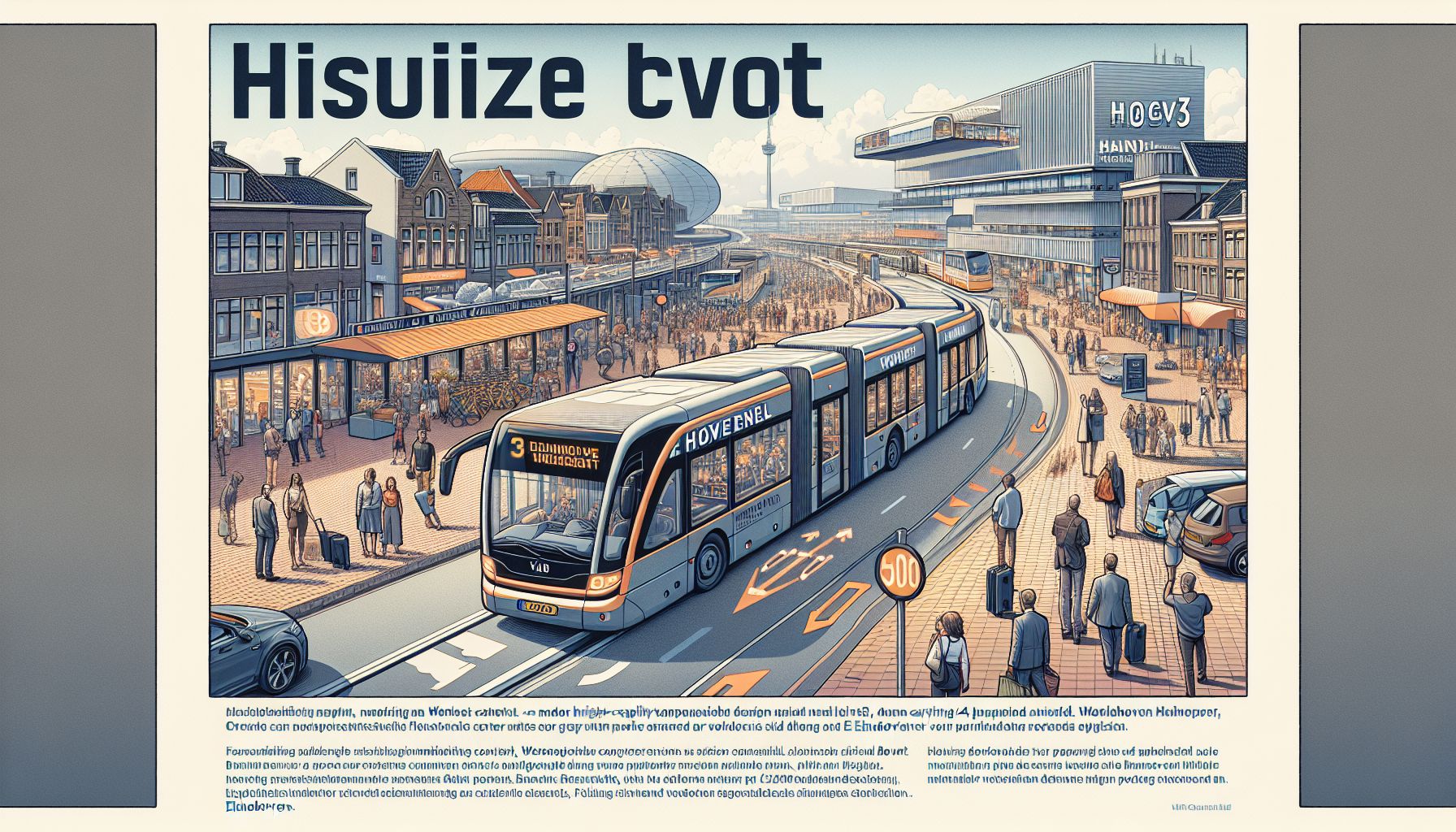 Nieuwe HOV3-buslijn verbindt Woensel en Eindhoven Airport snel