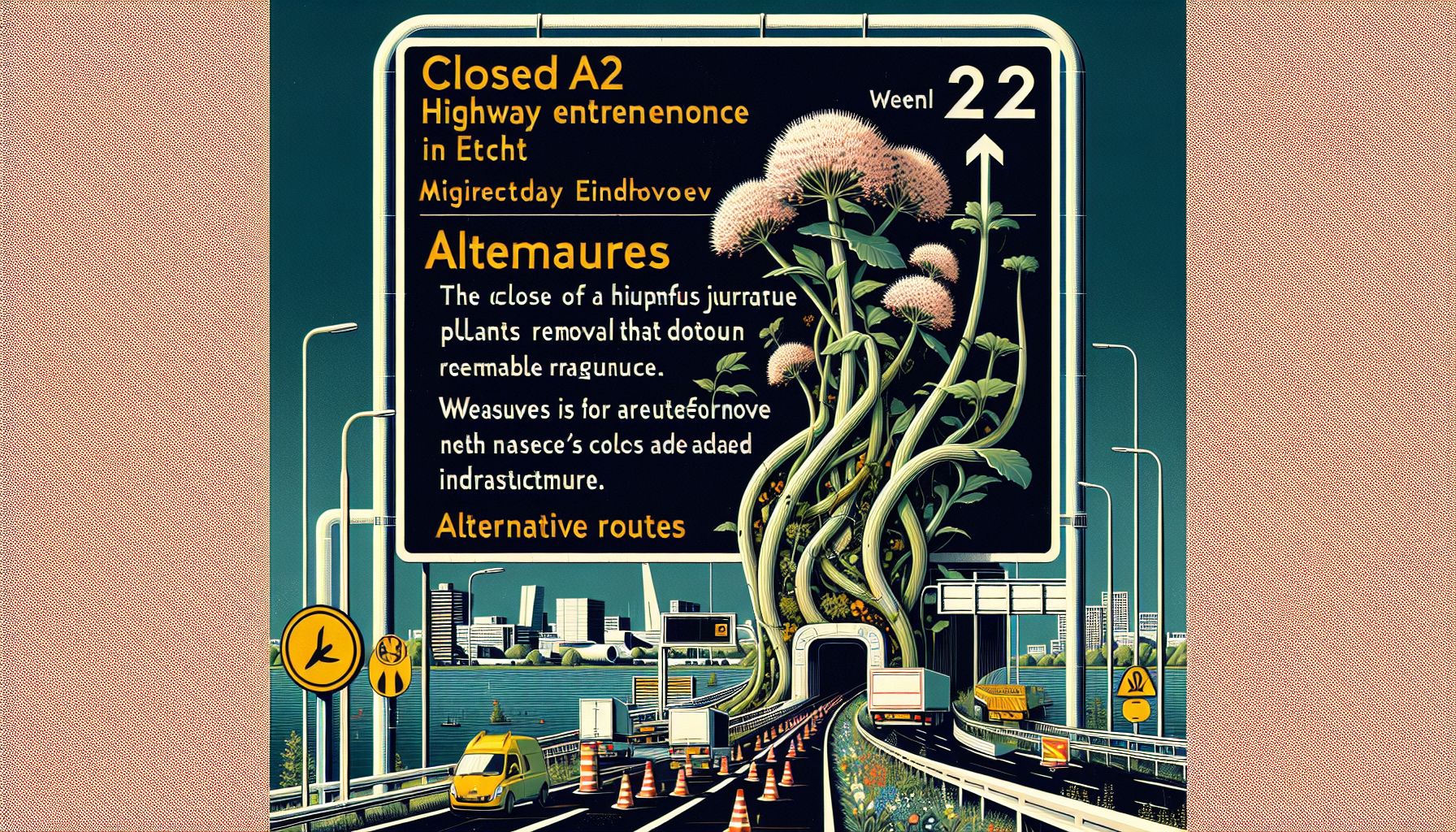 A2-oprit Echt gesloten voor plantenverwijdering van 26 september