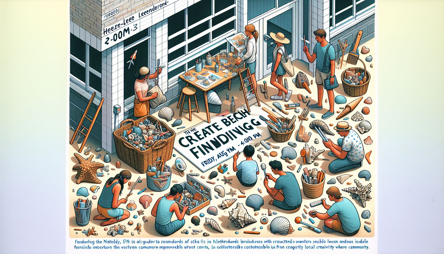 Workshop Creatieve Strandvondst Styling in Bibliotheek Heeze-Leende