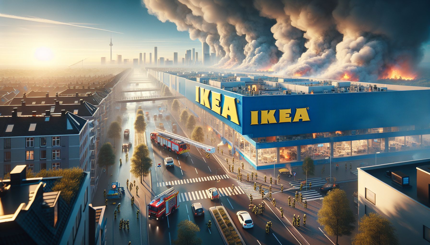 Brandweer reageert snel op brandmelding bij Ikea Ekkersrijt