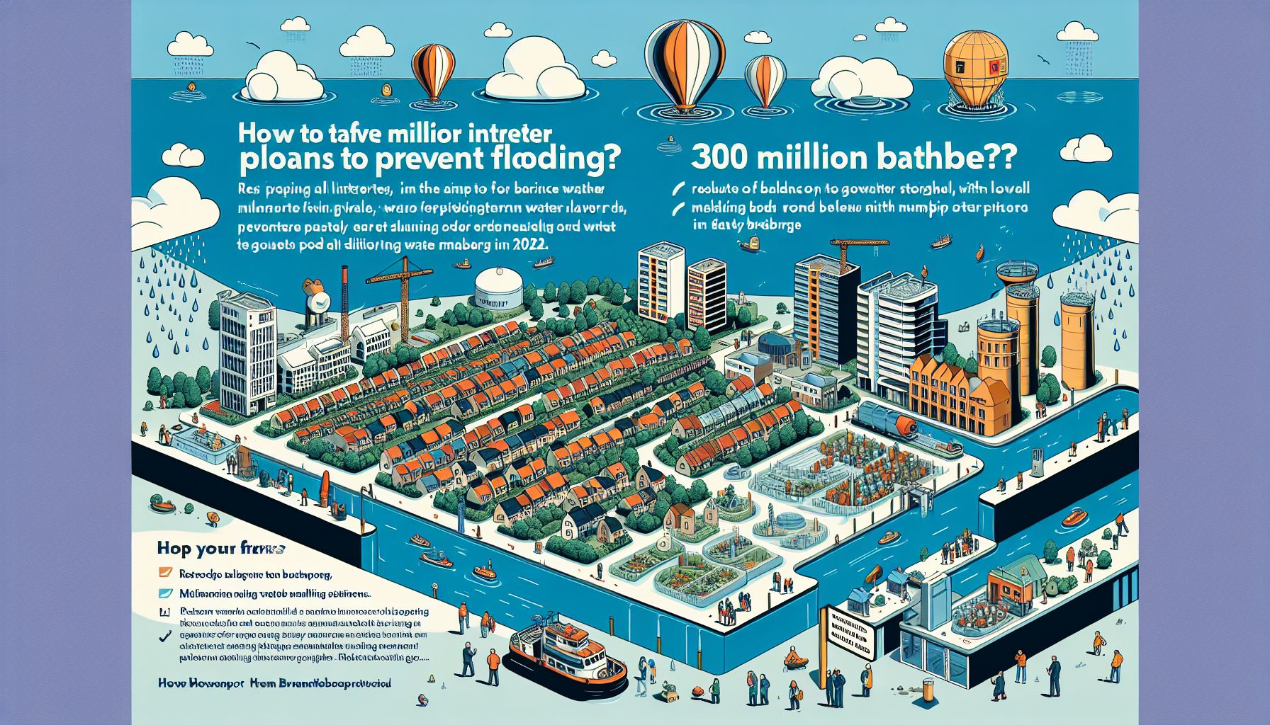 Geldrop-Mierlo Bergt Water van 300 Miljoen Badkuipen om Overstromingen te Voorkomen