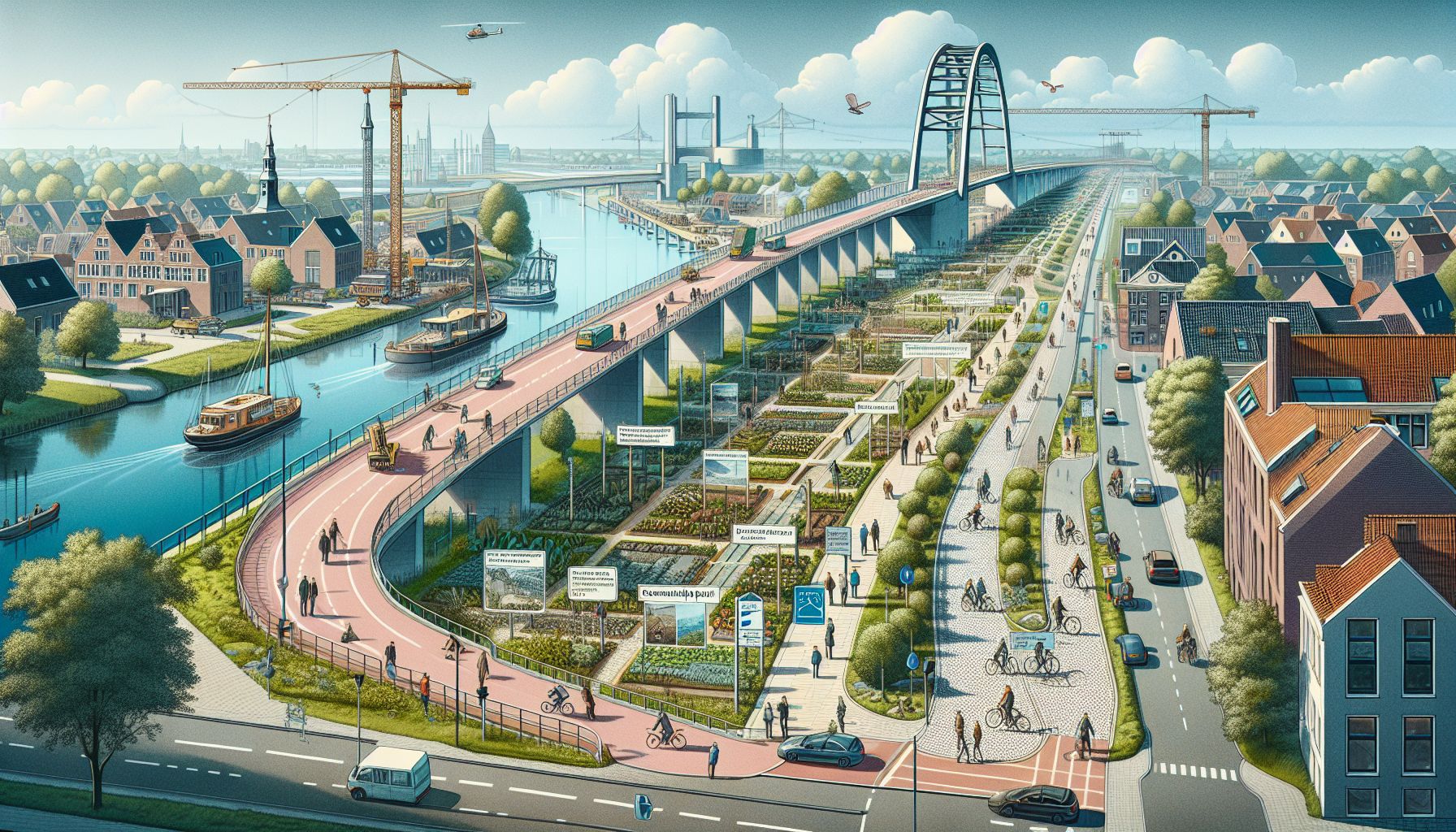 Nieuwe Dommelpasbrug en fietspad verbeteren veiligheid in Son en Breugel