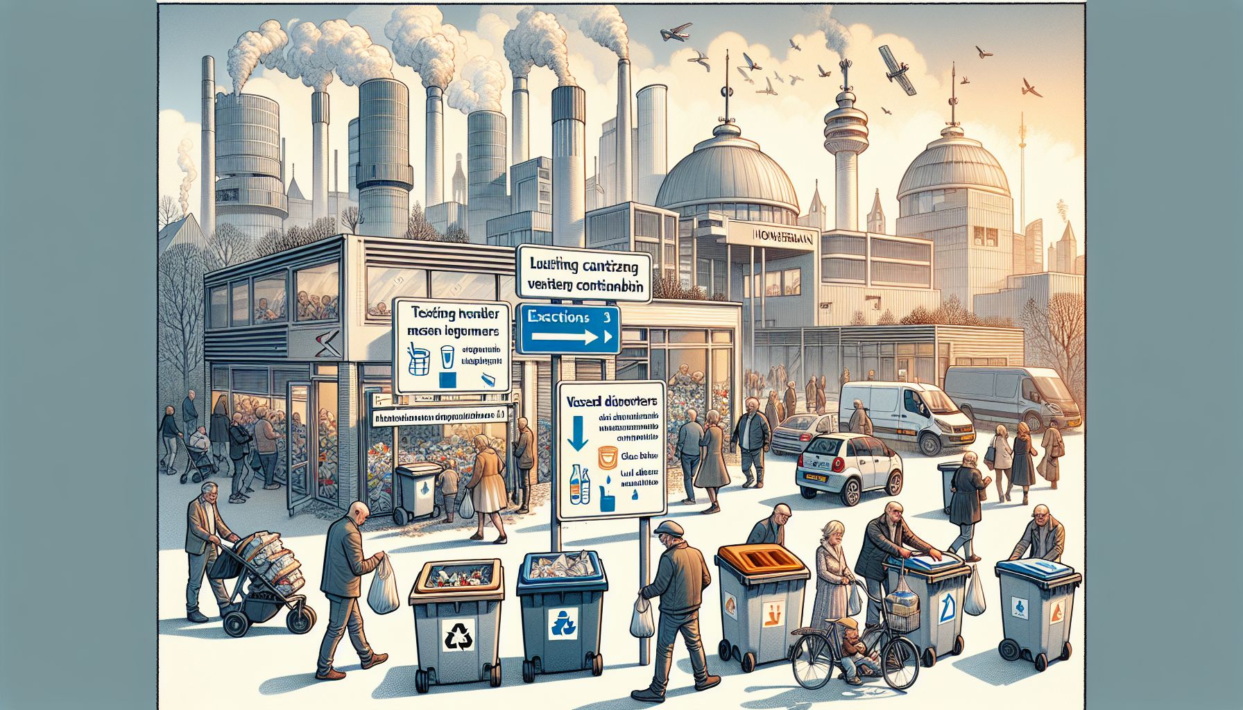 Gemengde reacties op verplaatsing afvalcontainers in Nuenen