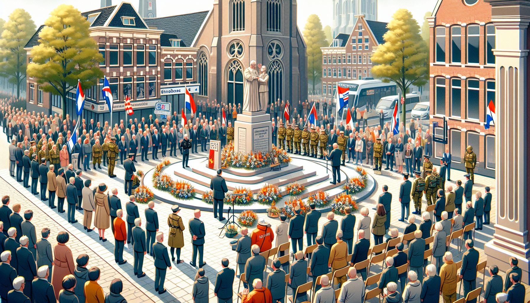 Son en Breugel herdenkt omgekomen burgers en militairen