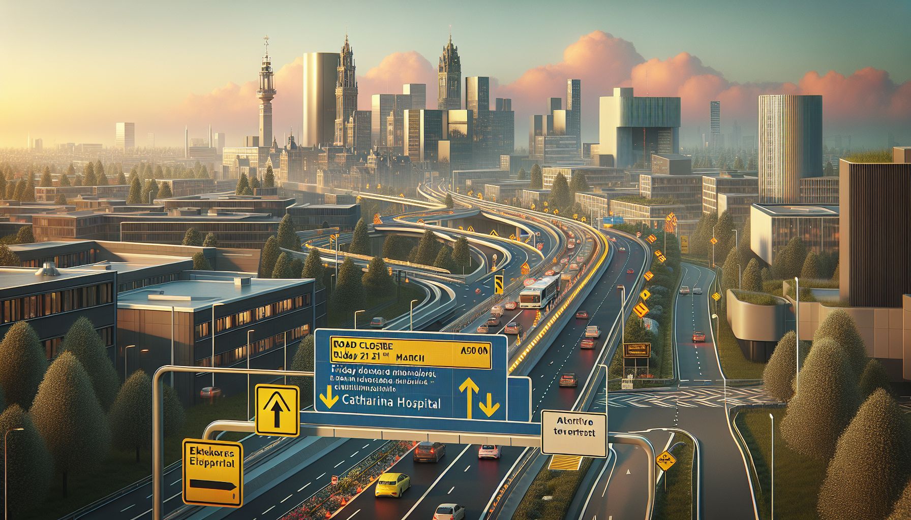 Afsluiting A50 bij Ekkersrijt veroorzaakt reistijdvertraging